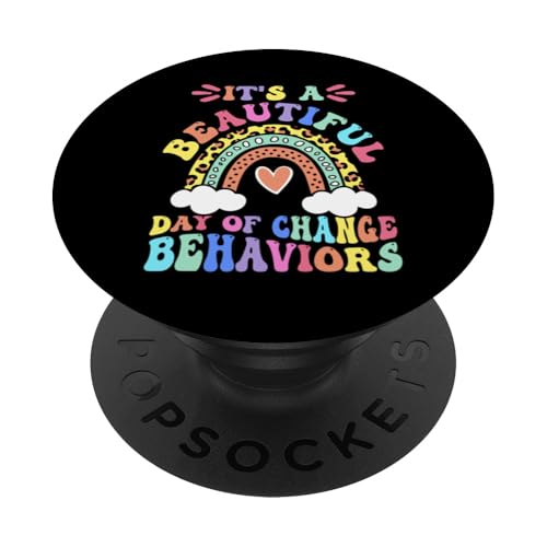 It's A Beautiful Day Of Change Behaviors PopSockets Klebender PopGrip von Registrierter Verhaltenstechniker RBT ABA