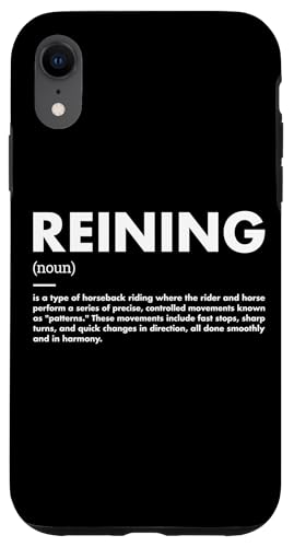 Reiner Definition Reining Hülle für iPhone XR von Reining Hobby Present Reiner Apparel