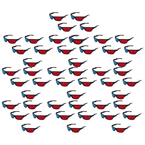 Reinscer 50X Rot und Blau Anaglyphen Dimensional 3D Vision Brille Fuer TV Movie DVD-Spiel Reinscer 50X Rot und Blau Anaglyphen Dimensional 3D Vision Brille Fuer TV Movie DVD-Spiel von Reinscer