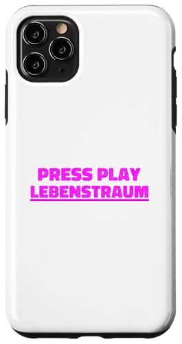 Press Play Lebenstraum Reisefahrzeug Weltreise Hülle für iPhone 11 Pro Max von Reisesprüche Press Play Lebenstraum