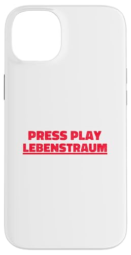 Press Play Lebenstraum Reisefahrzeug Weltreise Hülle für iPhone 14 Plus von Reisesprüche Press Play Lebenstraum