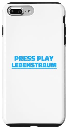 Press Play Lebenstraum Reisefahrzeug Weltreise Hülle für iPhone 7 Plus/8 Plus von Reisesprüche Press Play Lebenstraum