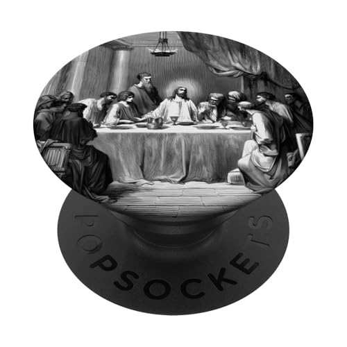 Das letzte Abendmahl von Gustave Dore PopSockets Klebender PopGrip von RelaxArtWorld