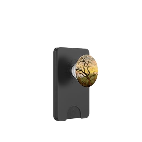 Der Baum der Krähen von Caspar David Friedrich PopSockets PopWallet für MagSafe von RelaxArtWorld