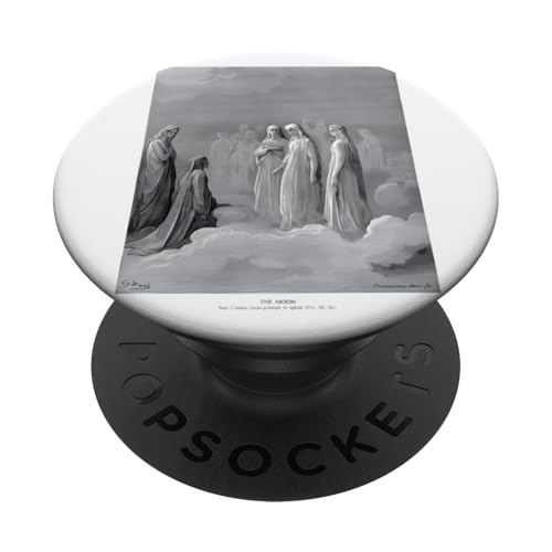 Der Mond von Gustave Dore PopSockets Klebender PopGrip von RelaxArtWorld