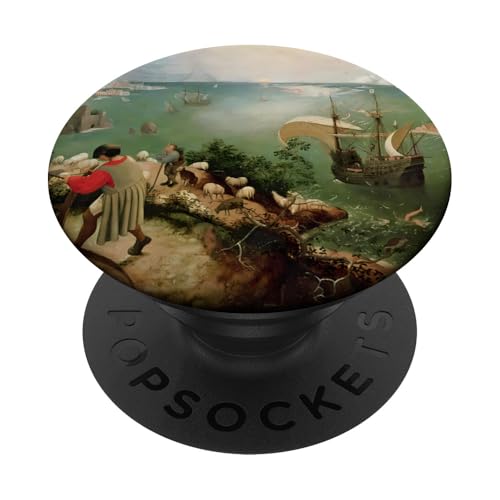 Der Sturz des Ikarus von Pieter Bruegel dem Älteren PopSockets Klebender PopGrip von RelaxArtWorld