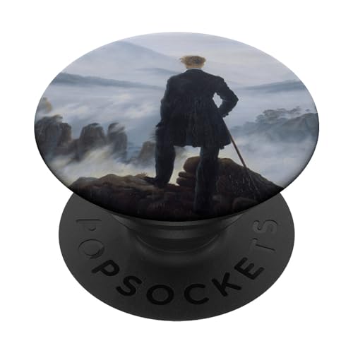 Der Wanderer über dem Nebelmeer von Caspar David Friedrich PopSockets mit austauschbarem PopGrip von RelaxArtWorld