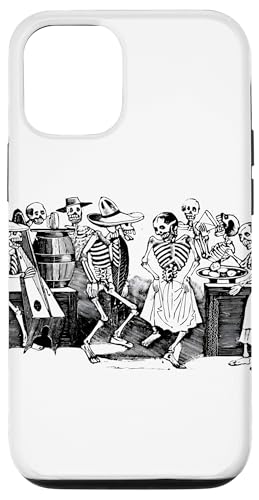 Hülle für iPhone 12/12 Pro El Jarabe En Ultratumba von Jose Guadalupe Posada (1910) von RelaxArtWorld