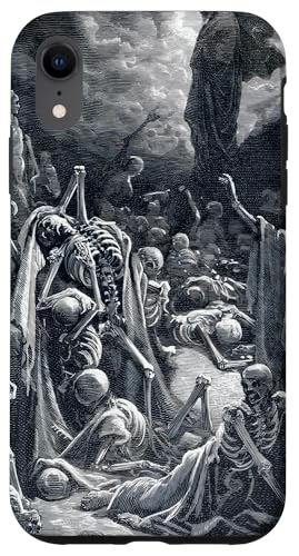 Hülle für iPhone XR Die Vision des Tals der trockenen Knochen von Gustave Dore (1866) von RelaxArtWorld