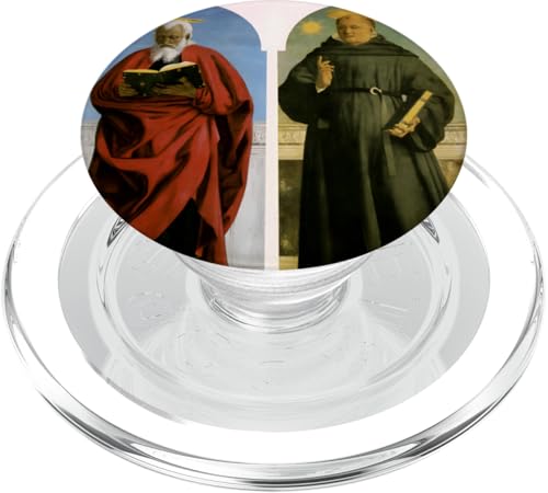 Johannes und Nikolaus von Piero della Francesca (1469) PopSockets PopGrip für MagSafe von RelaxArtWorld