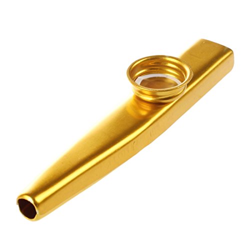 Remingtape Metall Kazoo Floete Mund Musik Instrument Mundharmonika Praktisch Golden von Remingtape