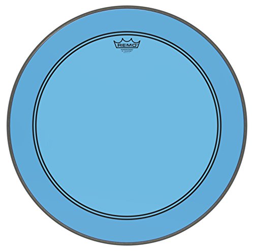 Remo Schlagzeugfell Colortone Powerstroke 3 clear Bass Drum 22" blau P3-1322-CT-BU von Remo