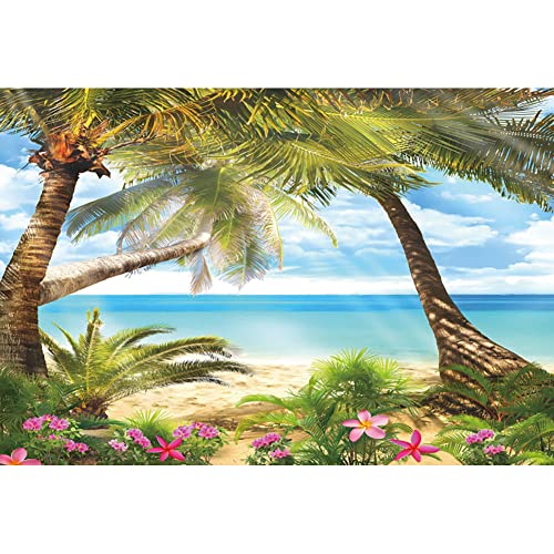 Renaiss 2.7x1.8m Hawaiian Seaside Fotografie Hintergrund Sommer Meer Strand Palme Hintergrund Geburtstag Hochzeit Party Dekor Portrait Shooting Fotostudio Requisiten Vinyl Renaiss 2.7x1.8m Hawaiian Seaside Fotografie Hintergrund Sommer Meer Strand Palme Hintergrund Geburtstag Hochzeit Party Dekor Portrait Shooting Fotostudio Requisiten Vinyl von Renaiss