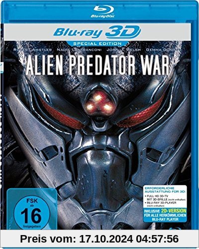 Alien Predator War Real 3D-BD [3D Blu-ray] [Special Edition] von Rene Perez