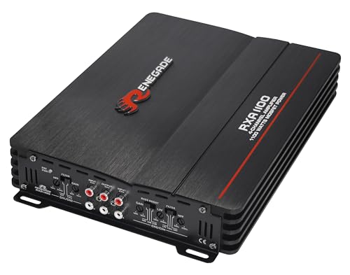 Renegade RXA1100-4 Kanal ClassA/B Car-Audio Verstärker | 1100 Watt | brückbar und 2 Ω Stabilität von Renegade