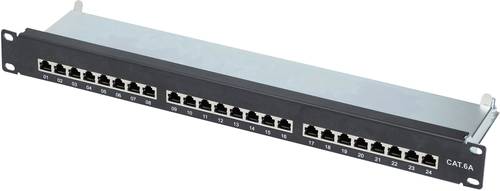 Renkforce 24 Port Netzwerk-Patchpanel 483mm (19 ) CAT 6a 1 HE von Renkforce