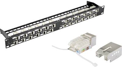 Renkforce KS10 24 Port Netzwerk-Patchpanel CAT 6a 1 HE (RF-3829174) von Renkforce