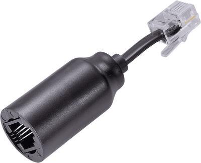 Renkforce Kabel-Entzwirler Adapter [1x RJ10-Stecker 4p4c - 1x RJ10-Buchse 4p4c] 0.03 m Schwarz (RF-4456616) von Renkforce