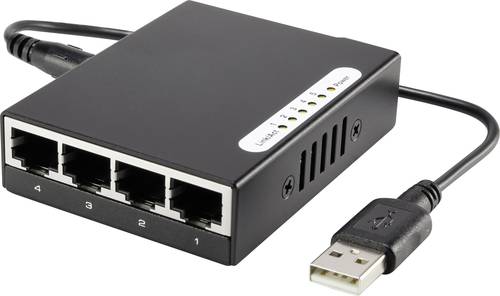 Renkforce RF-4451433 Netzwerk Switch 5 Port 100MBit/s USB-Stromversorgung von Renkforce