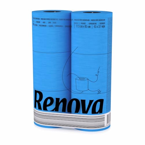 Renova Blue Toilet Paper 6 rolls von Renova