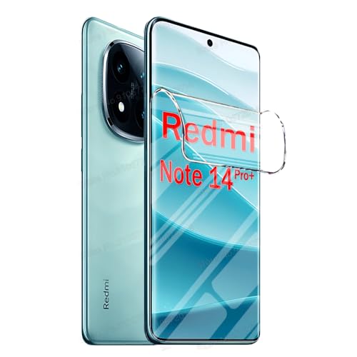 2pcs Hohe Empfindlichkeit Hydrogel Film für Xiaomi Redmi Note 14 5G 6.67" Flexibel HD Clear Bildschirmschutz Explosionssicher Fingerabdrücke Entsperren Hydraulische Folie von Renwox