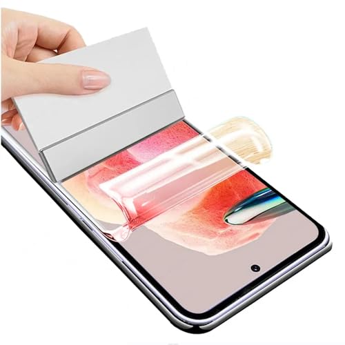 Renwox 2pcs Hohe Empfindlichkeit Hydrogel Film für Xiaomi Mi 10T Lite 5G 6.67" Flexibel HD Clear Bildschirmschutz Explosionssicher Fingerabdrücke Entsperren Hydraulische Folie von Renwox