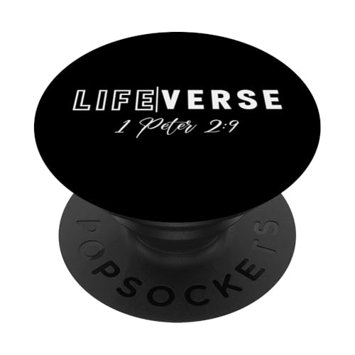 Lebensvers 1 Petrus 2:9 Christliches Bibelstudium Liebe Jesus PopSockets mit austauschbarem PopGrip von Represent Your Life Verse Of Christian Bible Lover