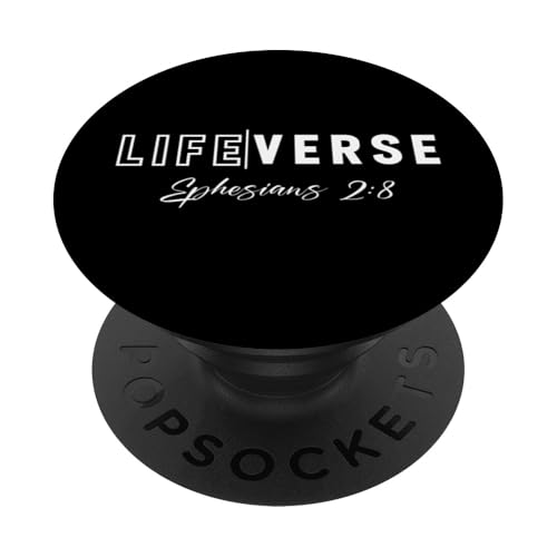 Lebensvers Epheser 2:8 Christian Bible Study Love Jesus PopSockets mit austauschbarem PopGrip von Represent Your Life Verse Of Christian Bible Lover