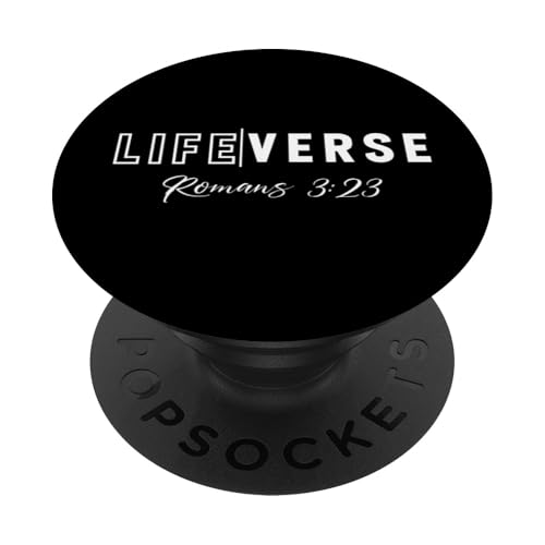 Lebensvers Römer 3:23 Christian Bible Study Love Jesus PopSockets mit austauschbarem PopGrip von Represent Your Life Verse Of Christian Bible Lover