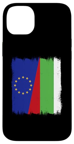 Hülle für iPhone 14 Plus Europäische Union Bulgarien Doppelflagge EU Bulgarisches Erbe von Republic Of Bulgaria Flag Design Bulgarian Roots