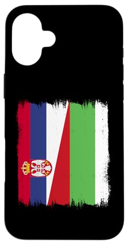 Hülle für iPhone 16 Plus Serbien Bulgarien Dual Flag Serbisch Bulgarian Heritage von Republic Of Bulgaria Flag Design Bulgarian Roots