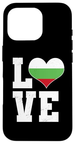 Hülle für iPhone 16 Pro Liebe Bulgarien Stolze Bulgaren Balkannation Europa von Republic Of Bulgaria Flag Design Bulgarian Roots