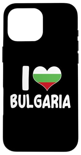 Hülle für iPhone 16 Pro Max Ich liebe Bulgaria Travel Bulgarian Heritage von Republic Of Bulgaria Flag Design Bulgarian Roots