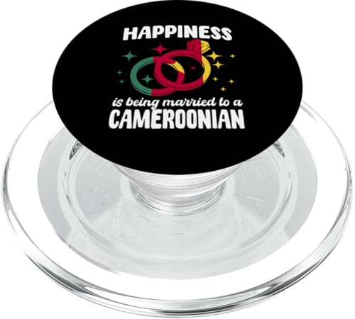 Glück ist, mit einer kamerunischen Ehefrau verheiratet zu sein PopSockets PopGrip für MagSafe von Republic Of Cameroon Flag Cameroonian Pride