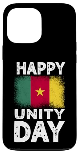 Hülle für iPhone 13 Pro Max Happy Unity Day Kameruner Nationalfeiertag stolz kamerunisch von Republic Of Cameroon Flag Cameroonian Pride