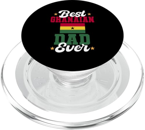 Der beste ghanaische Vater aller Zeiten, stolze Ghanaische Vatertagskleidung PopSockets PopGrip für MagSafe von Republic Of Ghana Flag Proud Ghanaian Roots