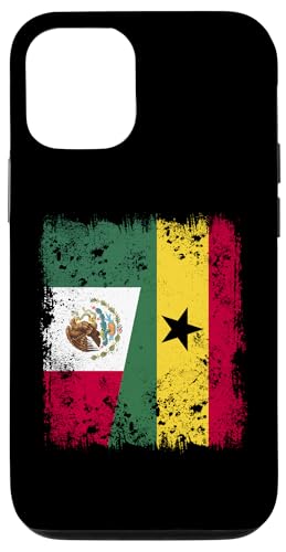 Hülle für iPhone 12/12 Pro Mexiko Ghana Doppelflagge halb mexikanisches ghanaisches Erbe von Republic Of Ghana Flag Proud Ghanaian Roots