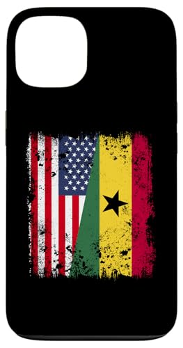 Hülle für iPhone 13 Amerika Ghana Dual Flag American Ghanaian Half Heritage von Republic Of Ghana Flag Proud Ghanaian Roots