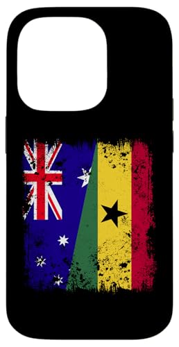 Hülle für iPhone 14 Pro Australien Ghana Dual Flag Australian Ghanaian Half Heritage von Republic Of Ghana Flag Proud Ghanaian Roots