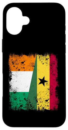 Hülle für iPhone 16 Plus Elfenbeinküste Ghana Dual Flag Ivorian Ghanaian Heritage von Republic Of Ghana Flag Proud Ghanaian Roots