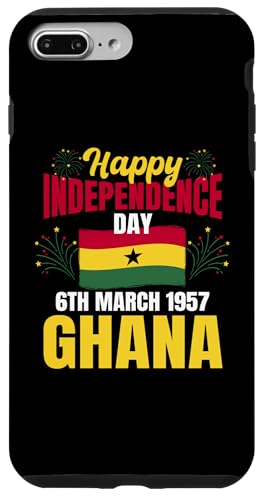 Hülle für iPhone 7 Plus/8 Plus Alles Gute zum Unabhängigkeitstag Ghana Ghanaian History Pride von Republic Of Ghana Flag Proud Ghanaian Roots