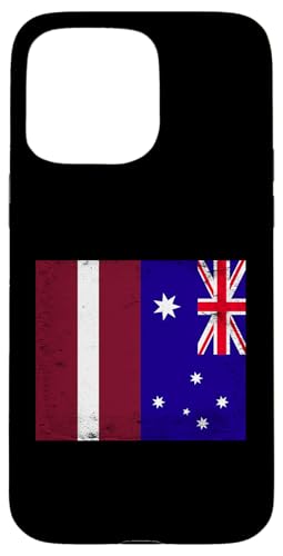 Hülle für iPhone 15 Pro Max Lettland Australien Flagge Design Pride Lettische australische Wurzeln von Republic Of Latvia Flag Design Proud Latvian