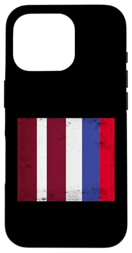 Hülle für iPhone 16 Pro Lettland Russland Flagge Design Pride Lettische russische Wurzeln von Republic Of Latvia Flag Design Proud Latvian