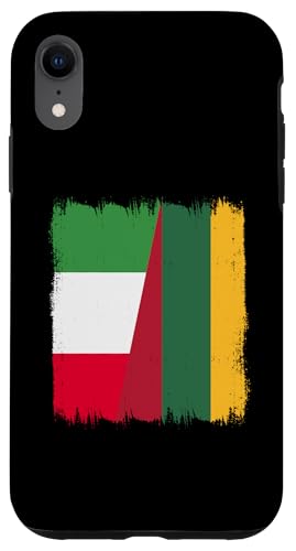 Hülle für iPhone XR Italien Litauen halbe Flagge italienische litauische Wurzeln von Republic Of Lithuania Flag Design Lithuanian Pride