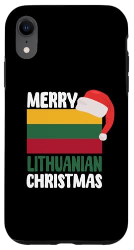 Hülle für iPhone XR Merry Litauian Christmas Funny Litauia XMAS Costume von Republic Of Lithuania Flag Design Lithuanian Pride