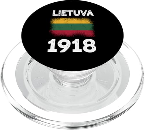 Lietuva 1918 Stolzer litauischer Unabhängigkeitstag PopSockets PopGrip für MagSafe von Republic Of Lithuania Flag Design Lithuanian Pride