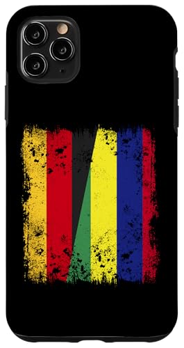 Deutschland Mauritius Halbflagge deutsche mauritiische Wurzeln Stolz Hülle für iPhone 11 Pro Max von Republic Of Mauritius Flag Design Mauritius Travel