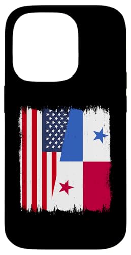 Hülle für iPhone 14 Pro Amerika Panama Flagge USA Amerikanische Panamaische Wurzeln von Republic Of Panama Flag Panama Canal Country