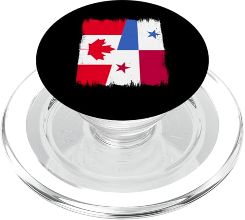 Kanada Panama Flagge Kanadische Panamaische Wurzeln PopSockets PopGrip für MagSafe von Republic Of Panama Flag Panama Canal Country