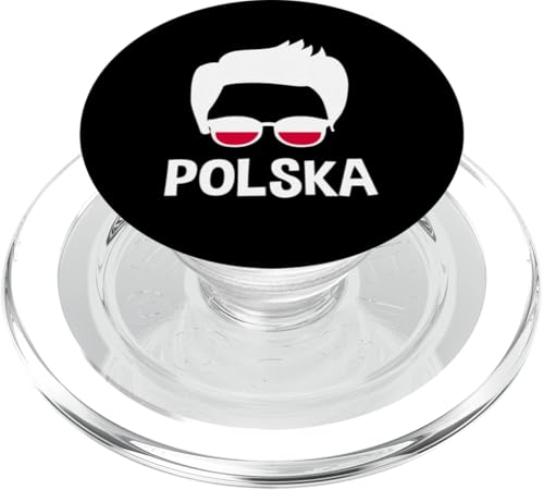 Polska Boy Messy Hair Polen Flag Proud Polish Men PopSockets PopGrip für MagSafe von Republic Of Poland Flag Designs Proud Polish Roots